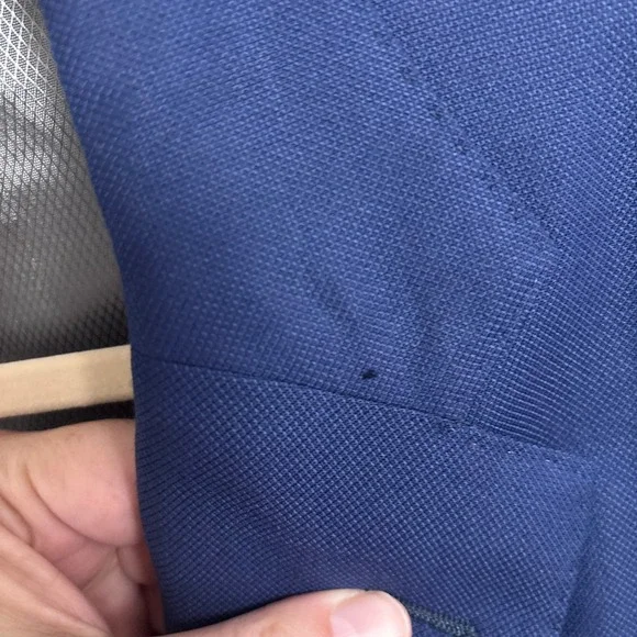 Tom James Sport Coat 46R Blue Surgeons Cuff USA Union Made Blazer Jacket Custom - Picture 4 of 12